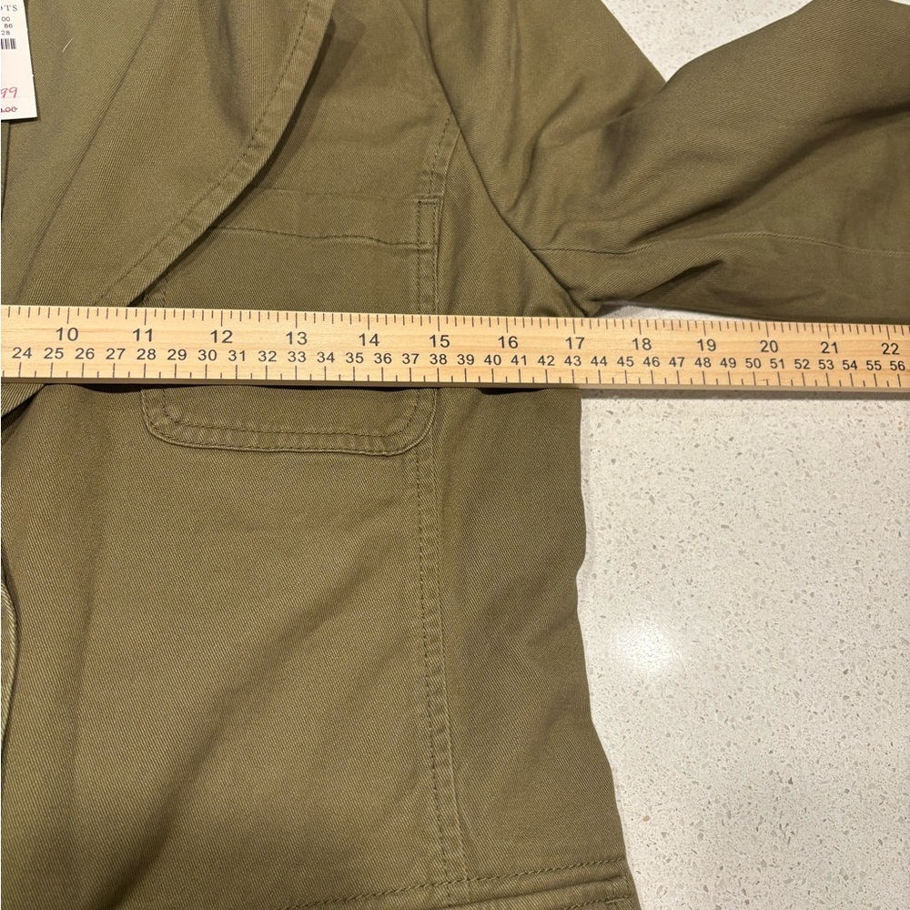 Talbots Olive Blazer, Women’s Size 2, NWT - Picture 4 of 7